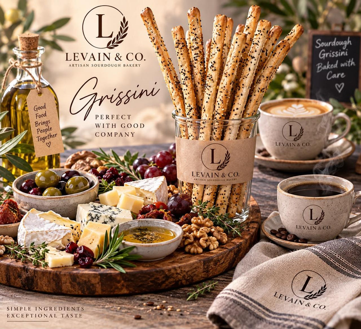 Levain & Co. sourdough grissini breadsticks